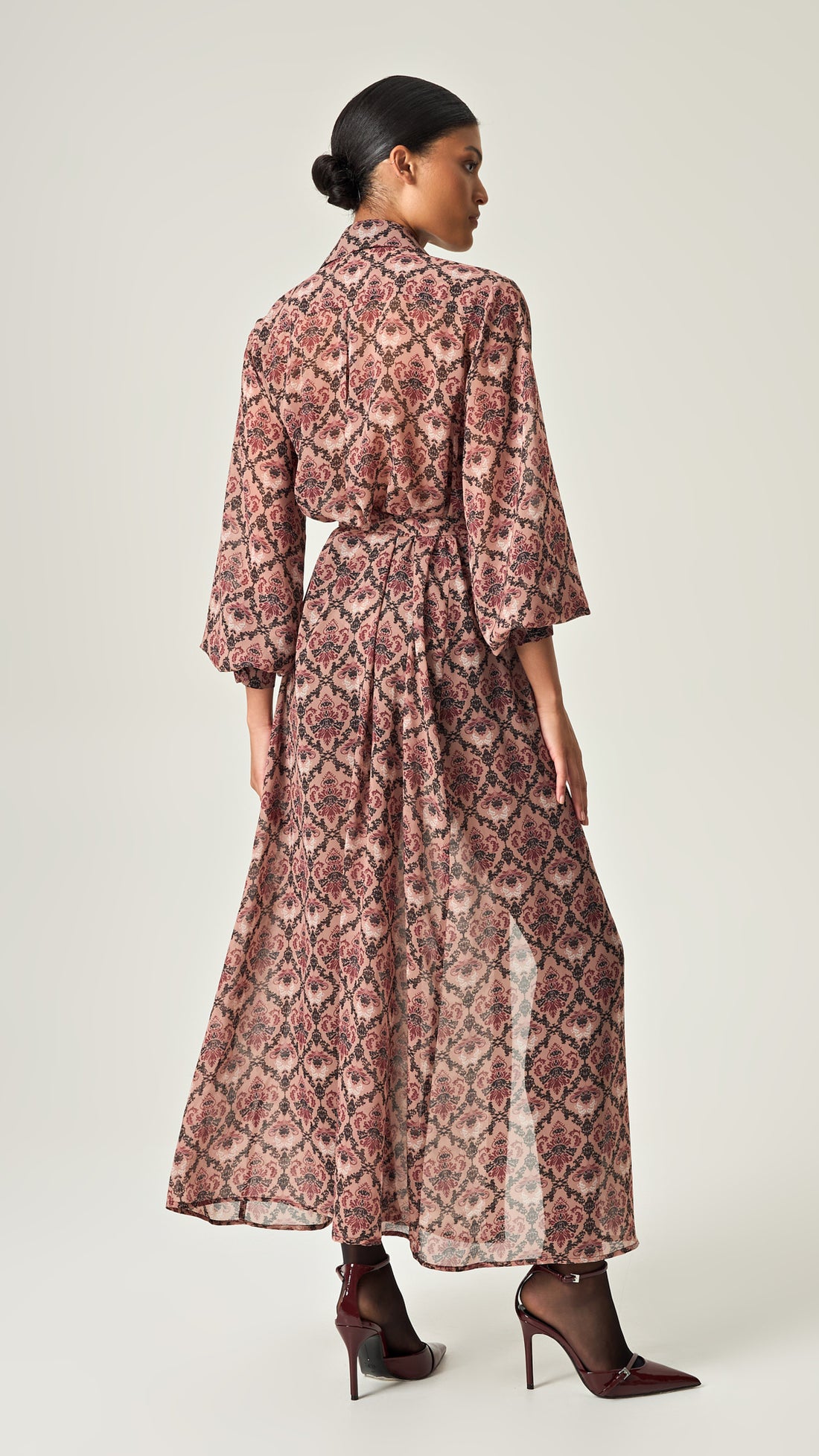 VINTAGE ROSEWOOD SHIRTDRESS