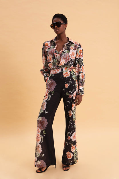 PEONIES LOVE LINEN SHIRT