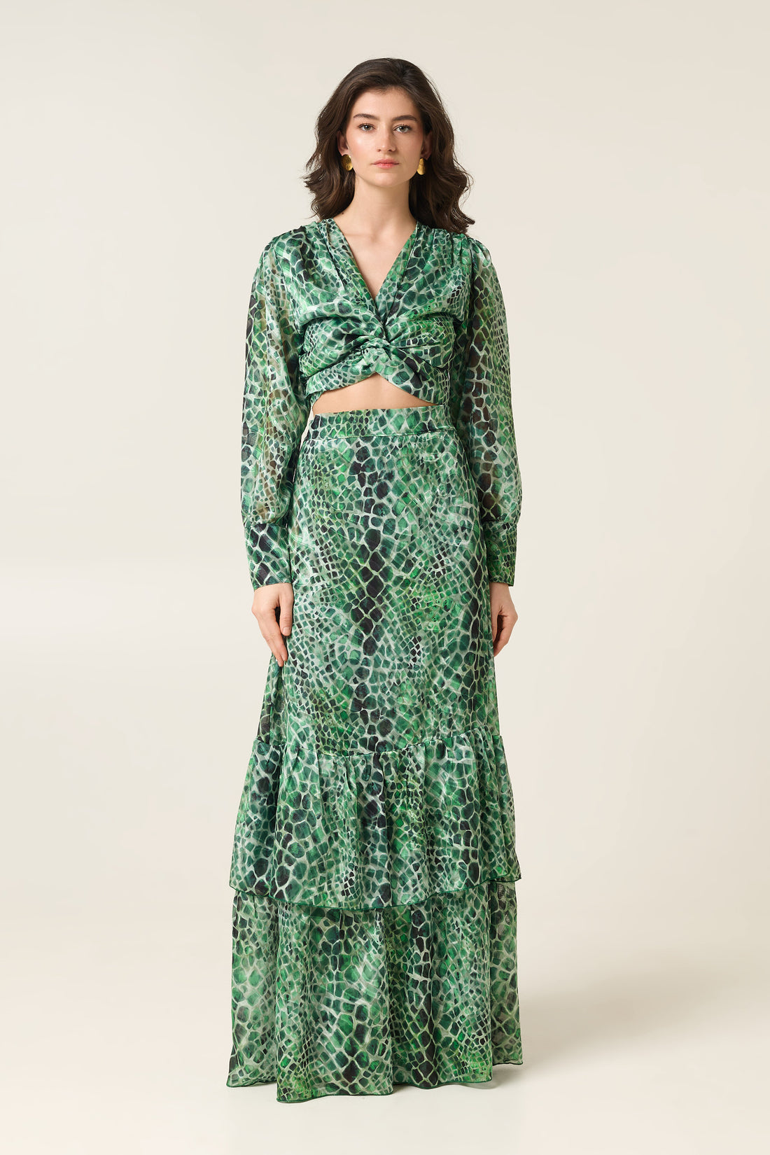 COBRA MAXI POL YMORPHIC WRAP SKIRT