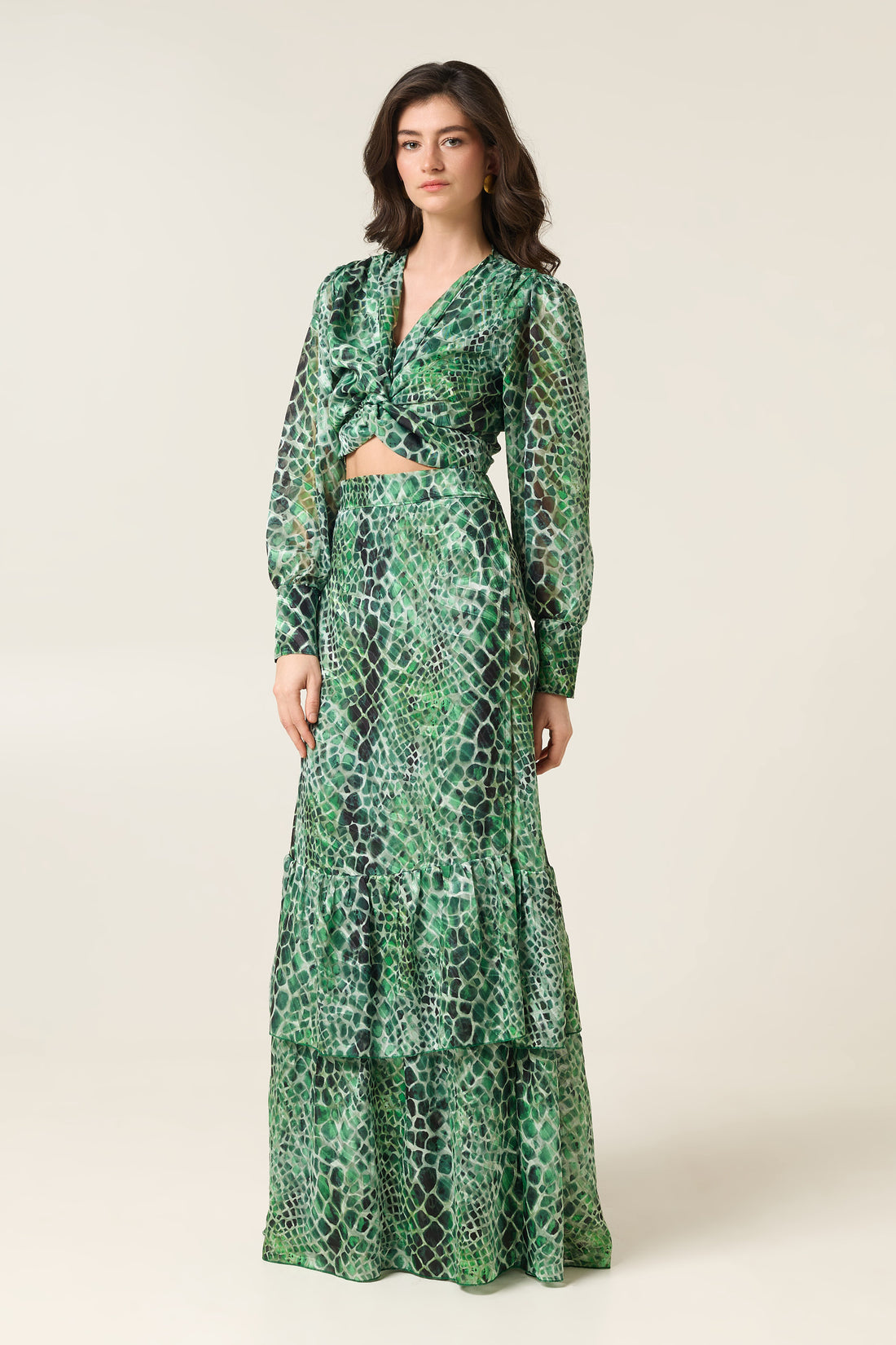 COBRA MAXI POL YMORPHIC WRAP SKIRT