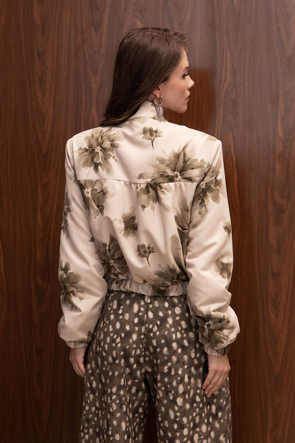 OLIVINE BOMBER JACKET