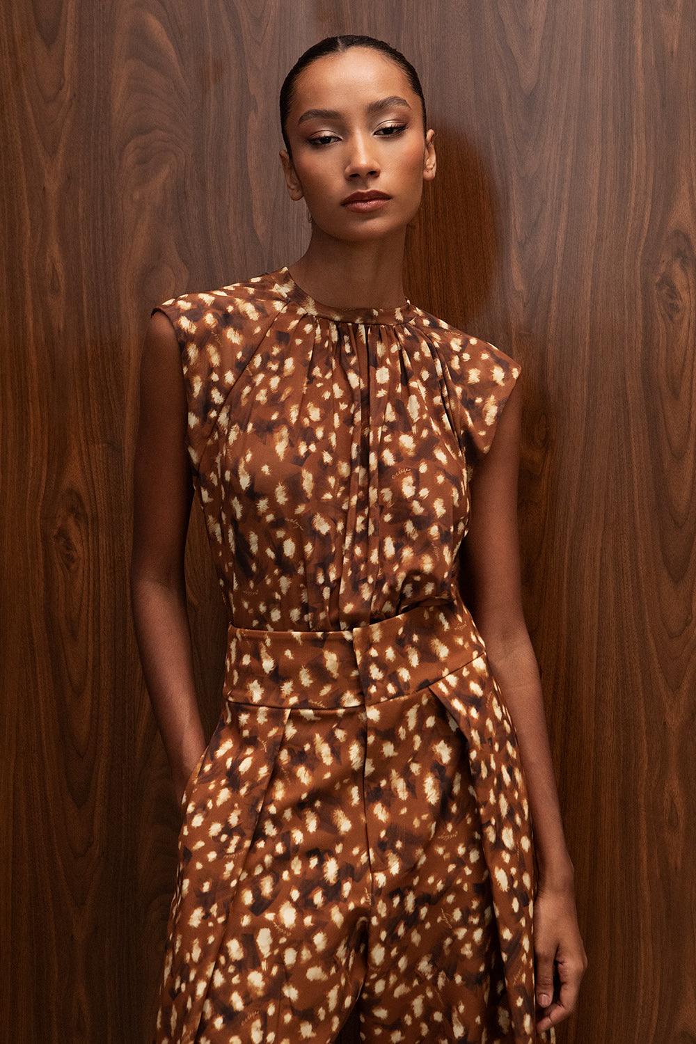 CARAMEL BAMBI PRINT BODY