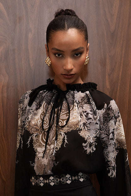 ZELDA PAISLEY BLOUSE