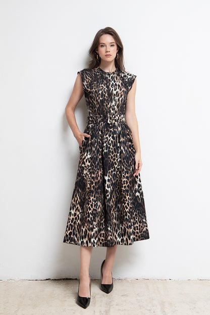 PANTHERA MIDI SKIRT