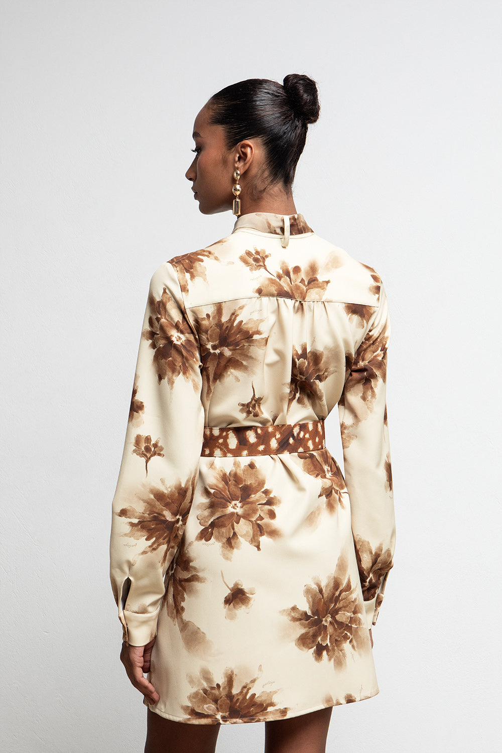 NOISETTE MINI BELTED DRESS