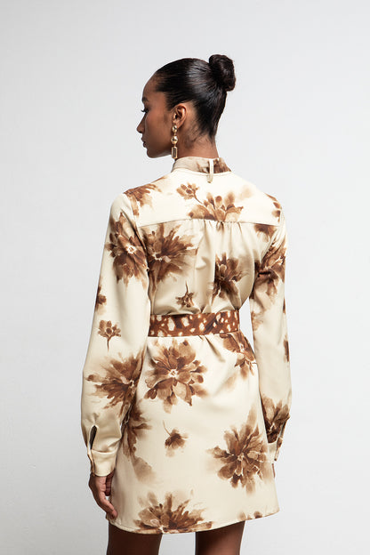 NOISETTE MINI BELTED DRESS