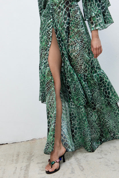 COBRA POLYMORPHIC KIMONO DRESS