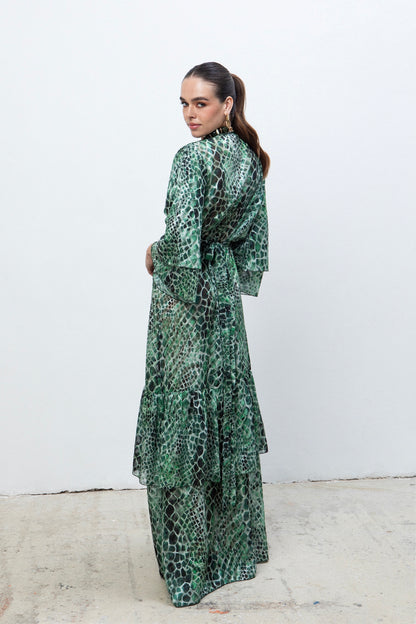 COBRA POLYMORPHIC KIMONO DRESS