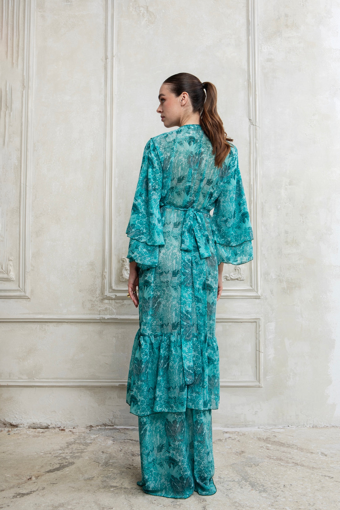 SERAFINA POLYMORPHIC KIMONO DRESS