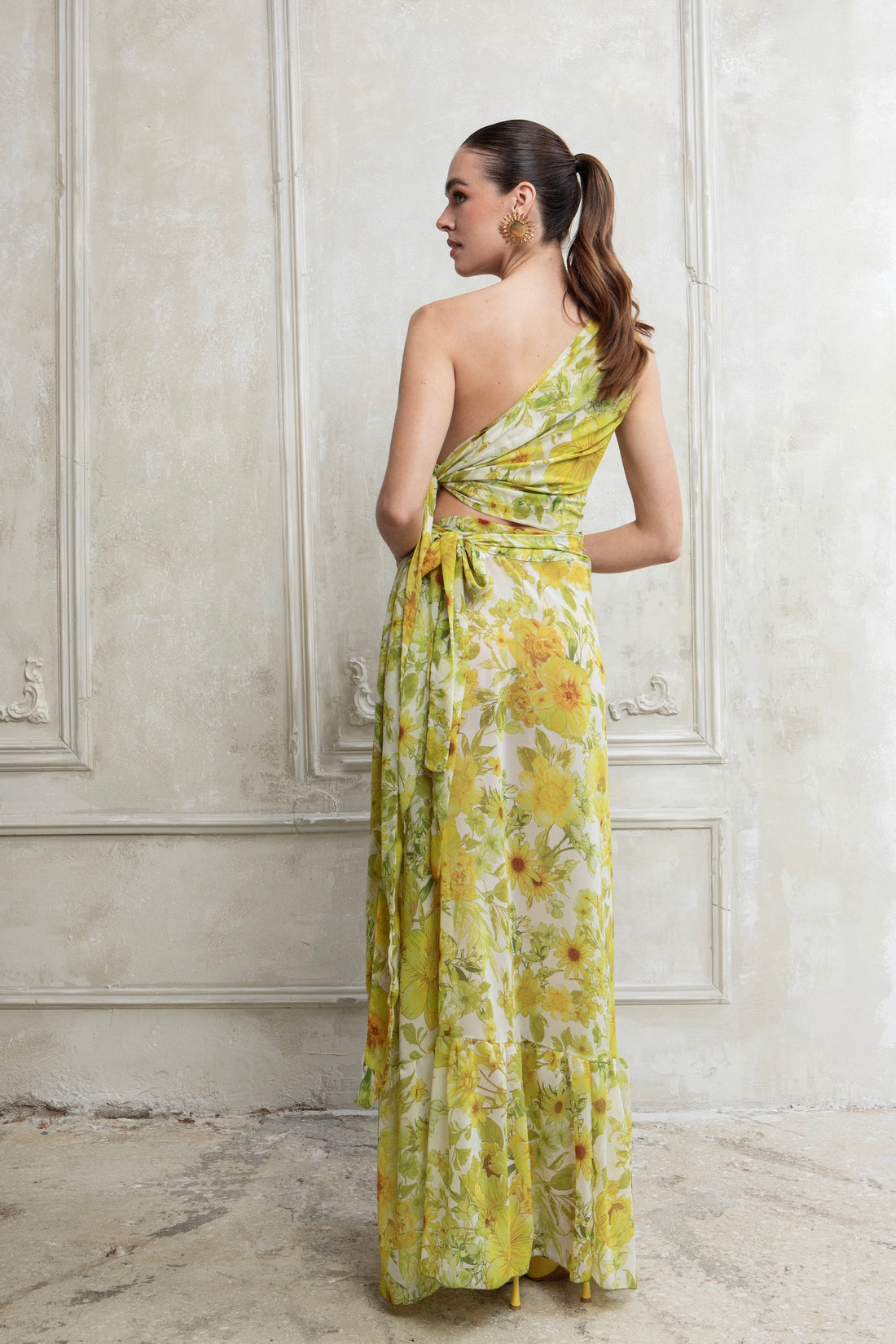 CITRUS MAXI POLYMORPHIC WRAP SKIRT