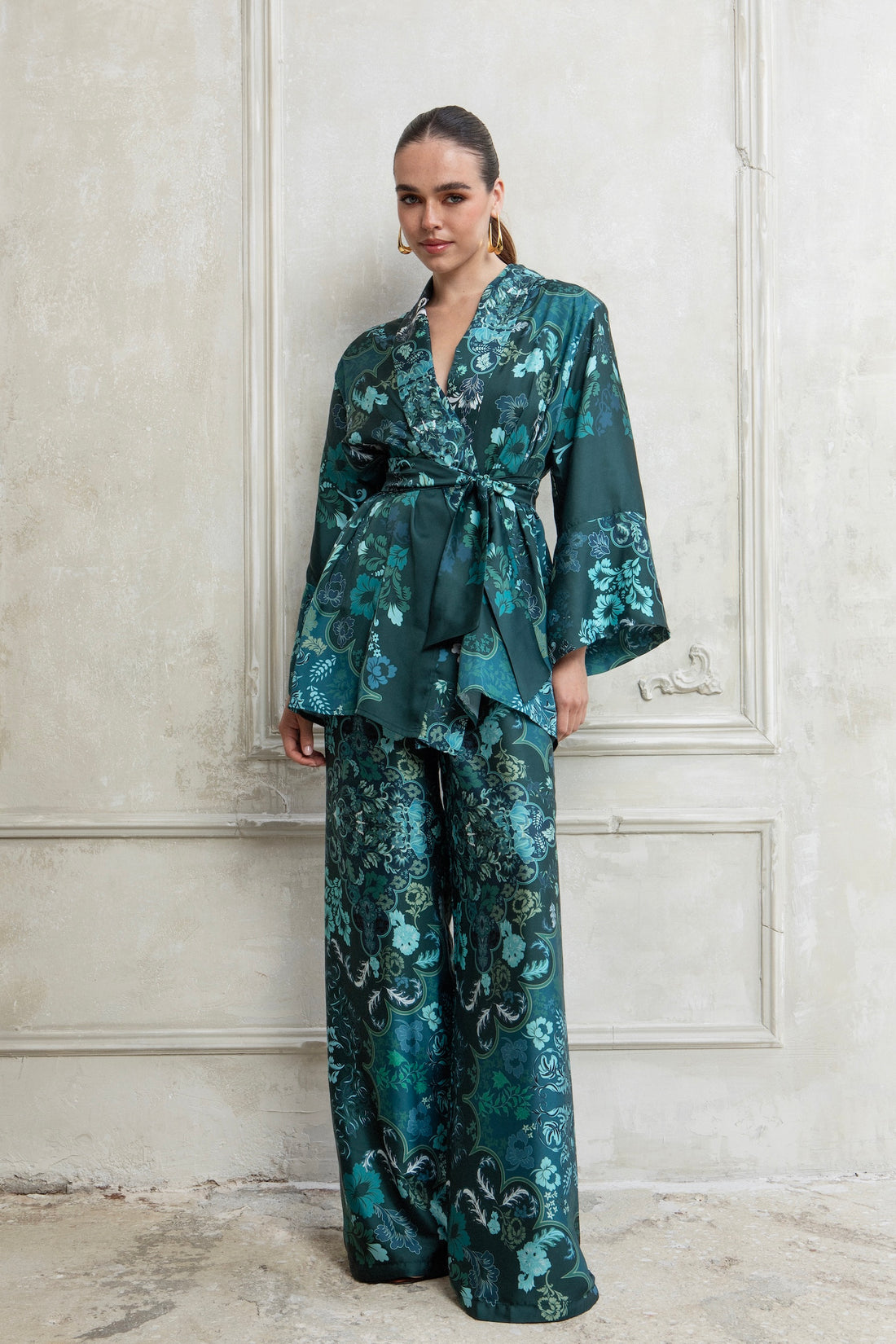 RICH TEAL PYJAMA SET