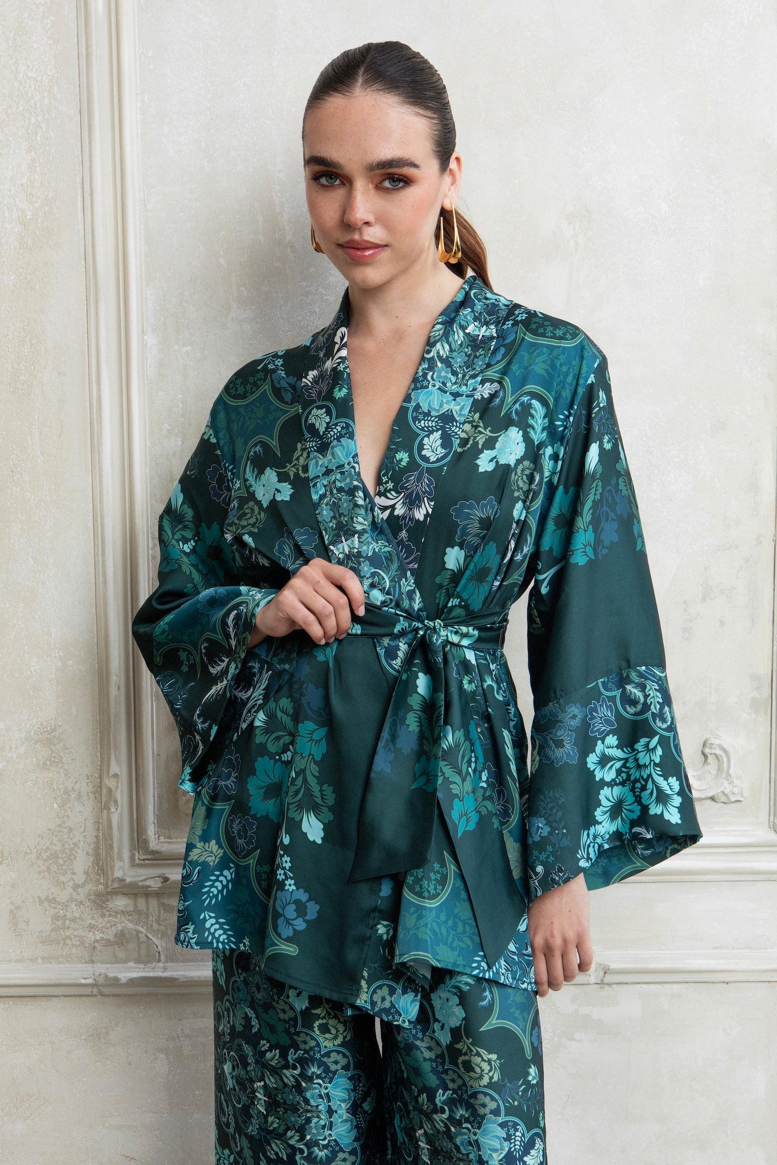 RICH TEAL PYJAMA SET