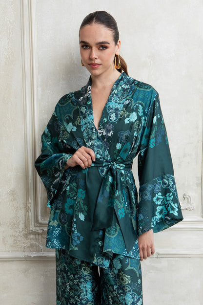 RICH TEAL PYJAMA SET