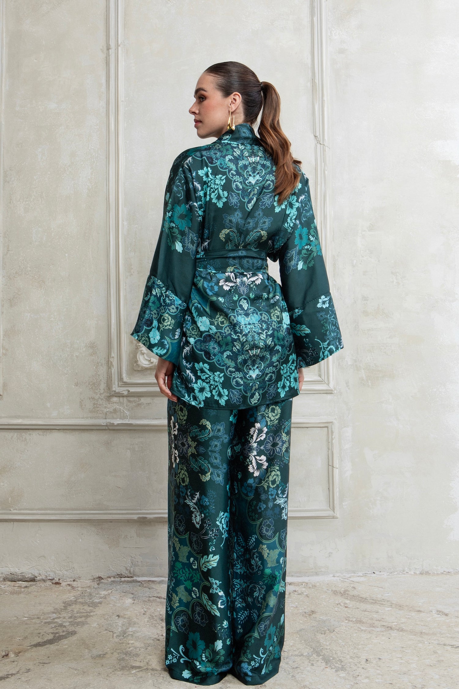 RICH TEAL PYJAMA SET