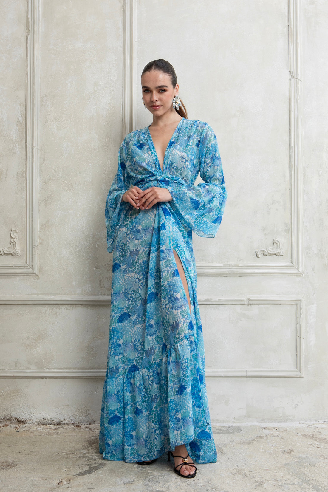 LAGUNA POLYMORPHIC KIMONO DRESS