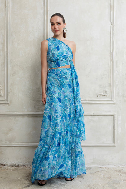 LAGUNA MAXI POLYMORPHIC WRAP SKIRT