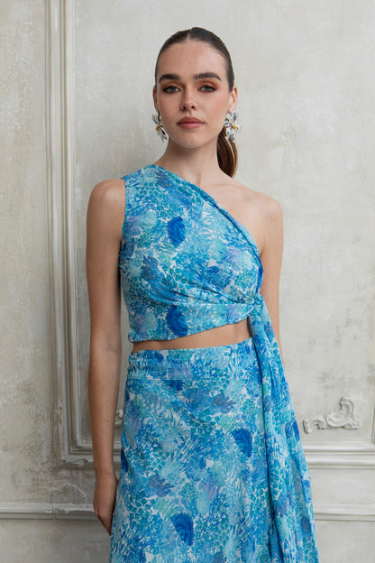 LAGUNA MAXI POLYMORPHIC WRAP SKIRT