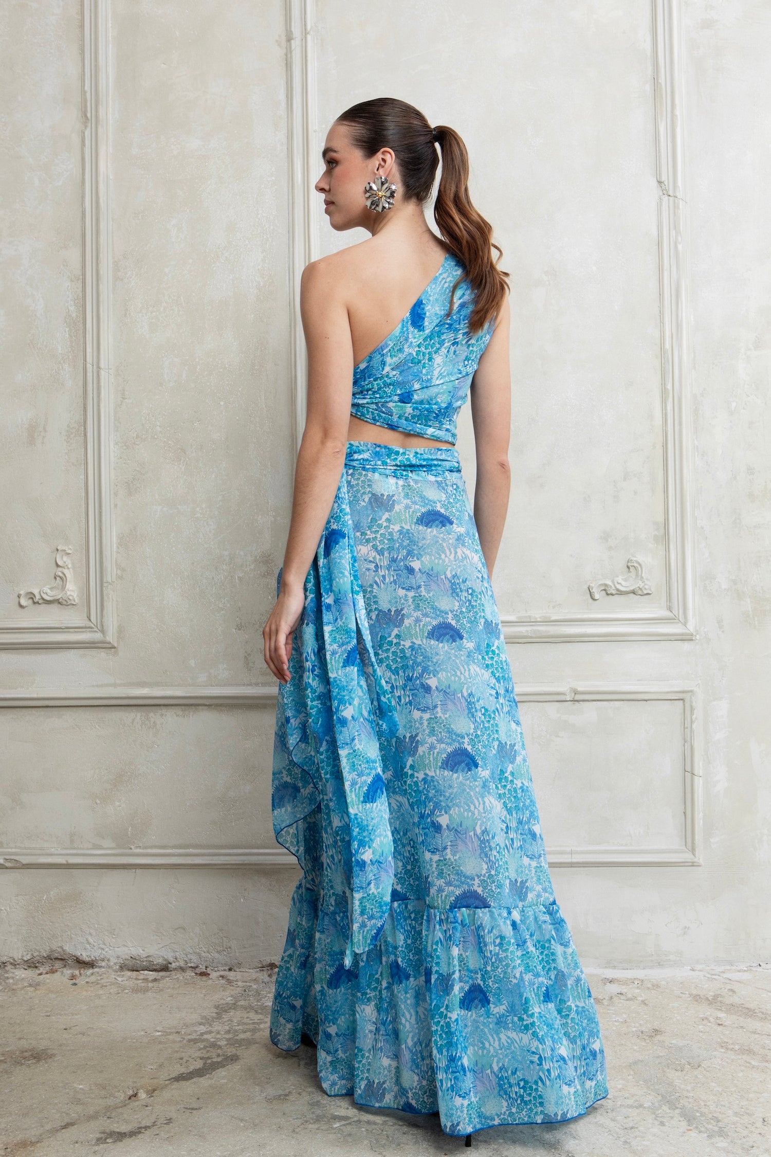 LAGUNA MAXI POLYMORPHIC WRAP SKIRT