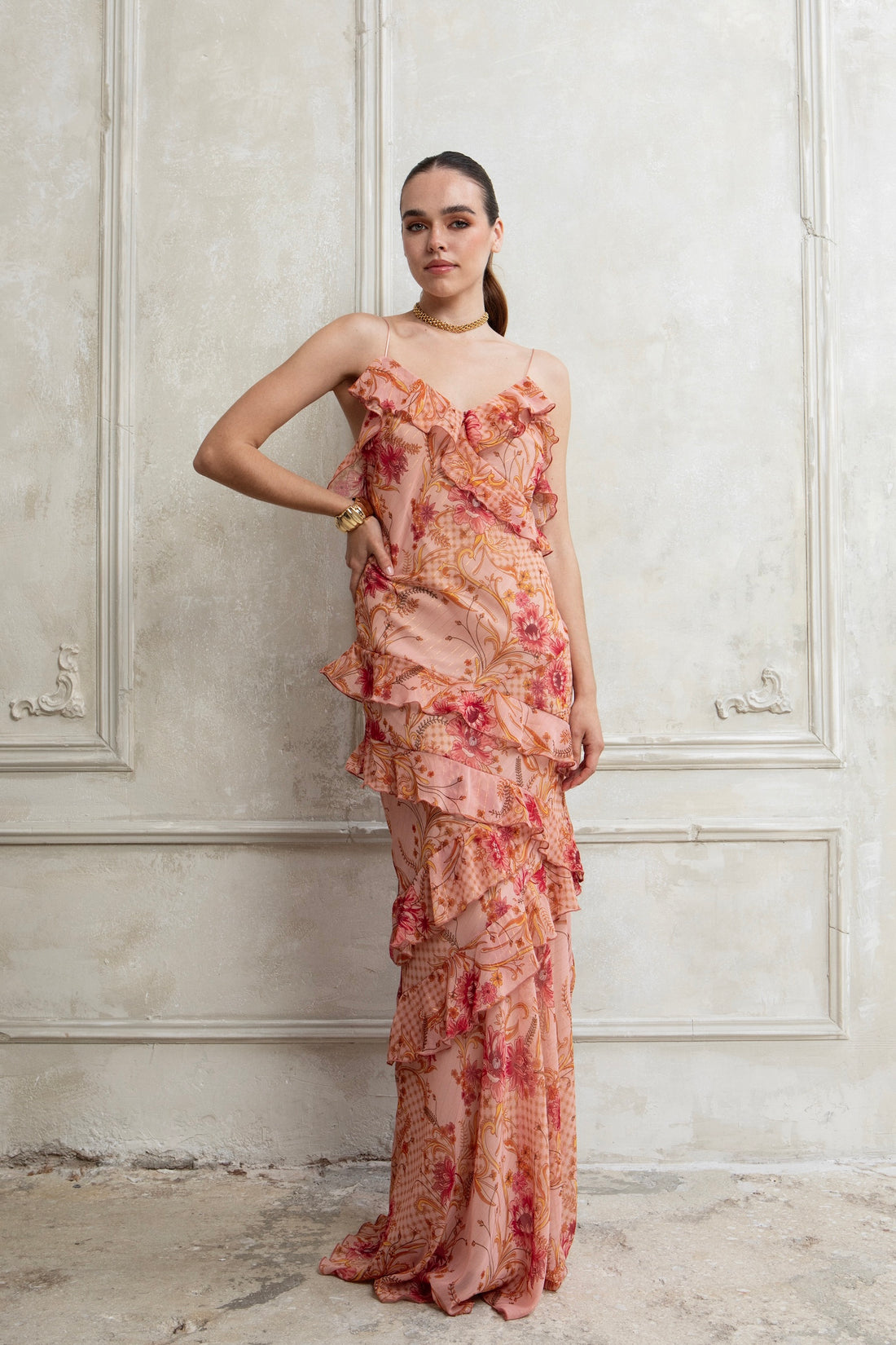 DUSTY PINK MAXI DRESS