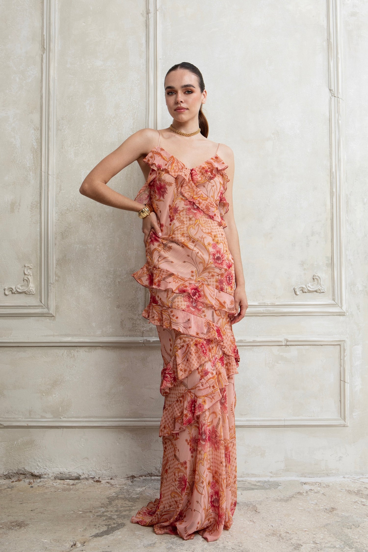 DUSTY PINK MAXI DRESS