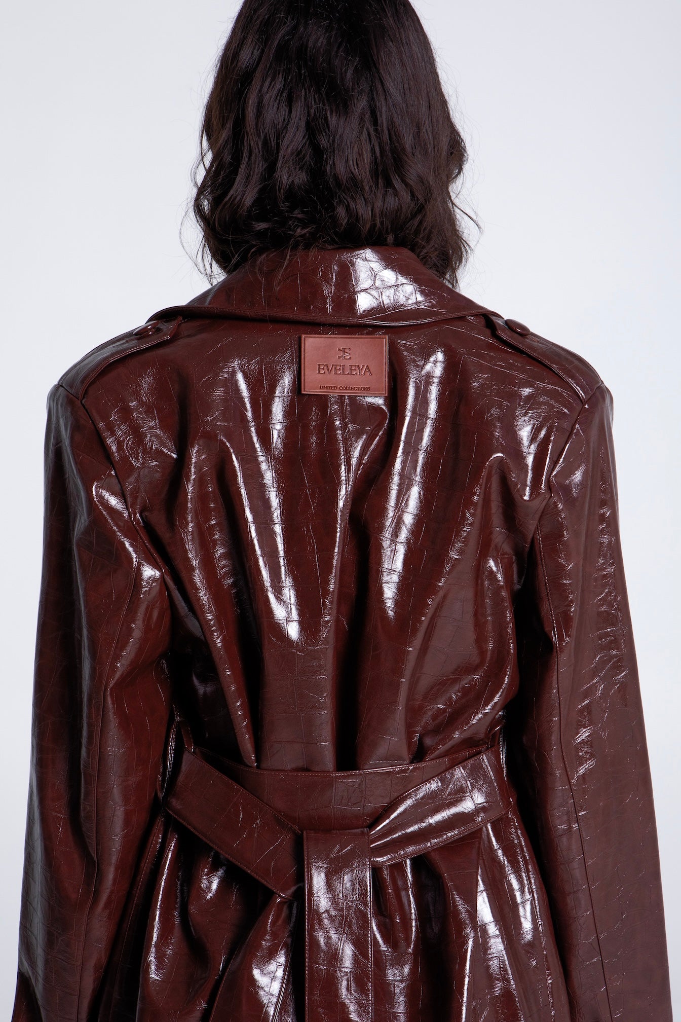 COCOA CROCO TRENCH COAT