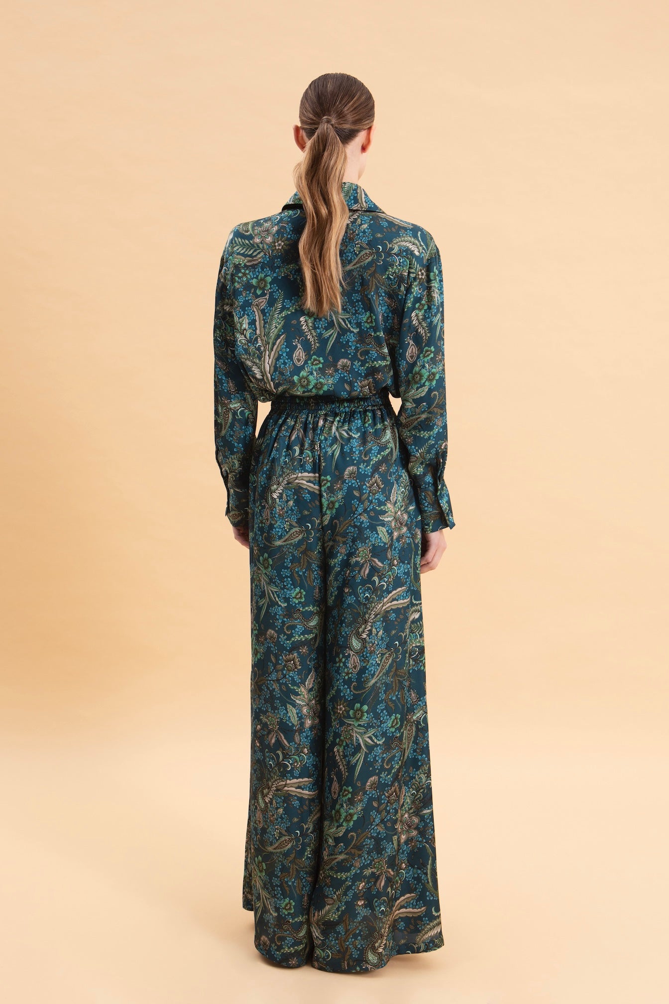 MYSTIC FOREST SATIN SHIRT