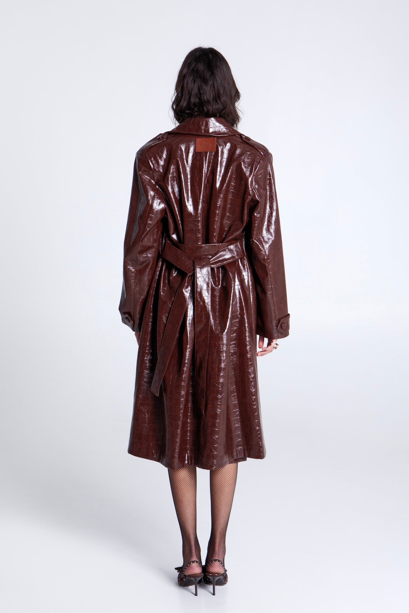 COCOA CROCO TRENCH COAT