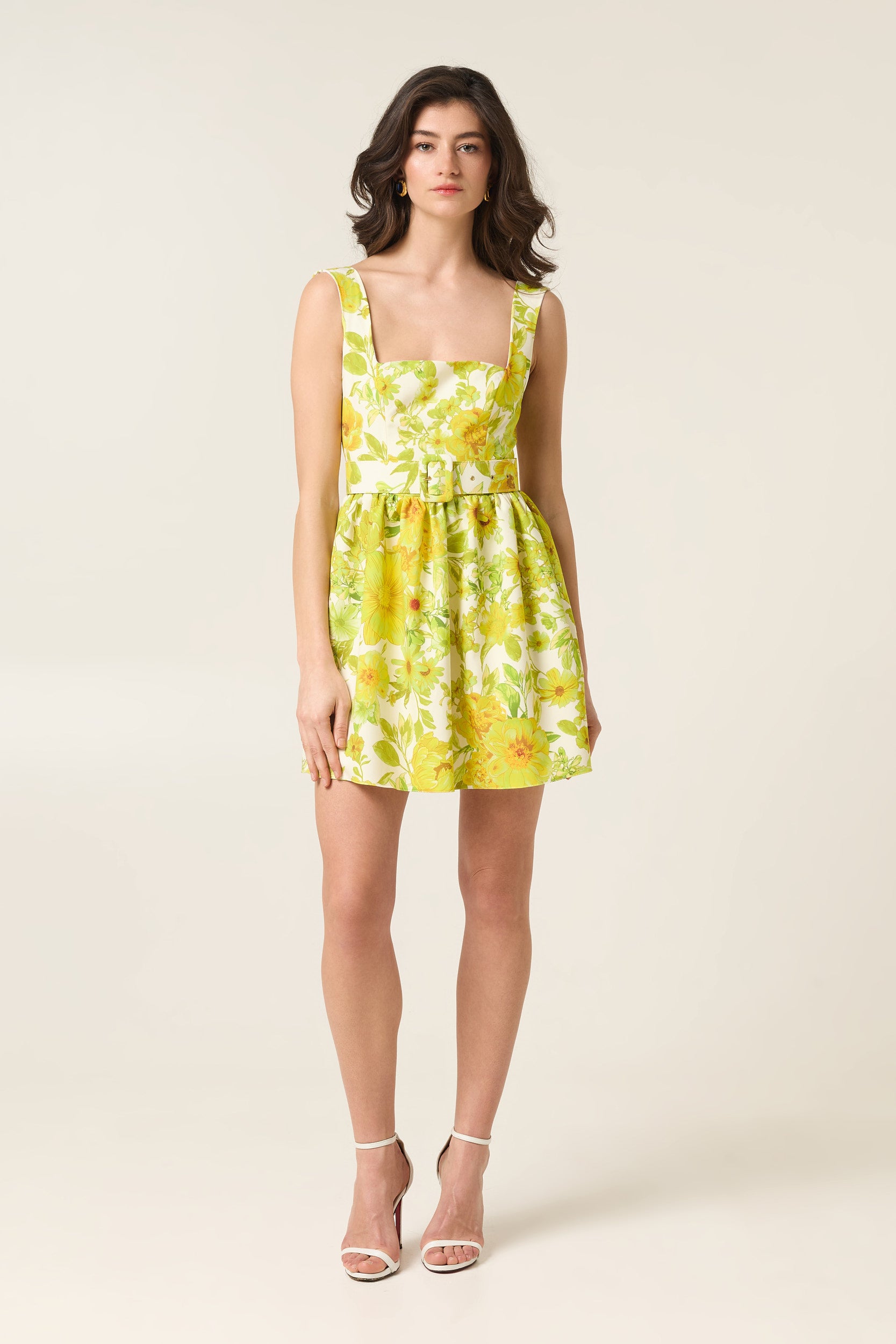 CITRUS MINI DRESS WITH BELT