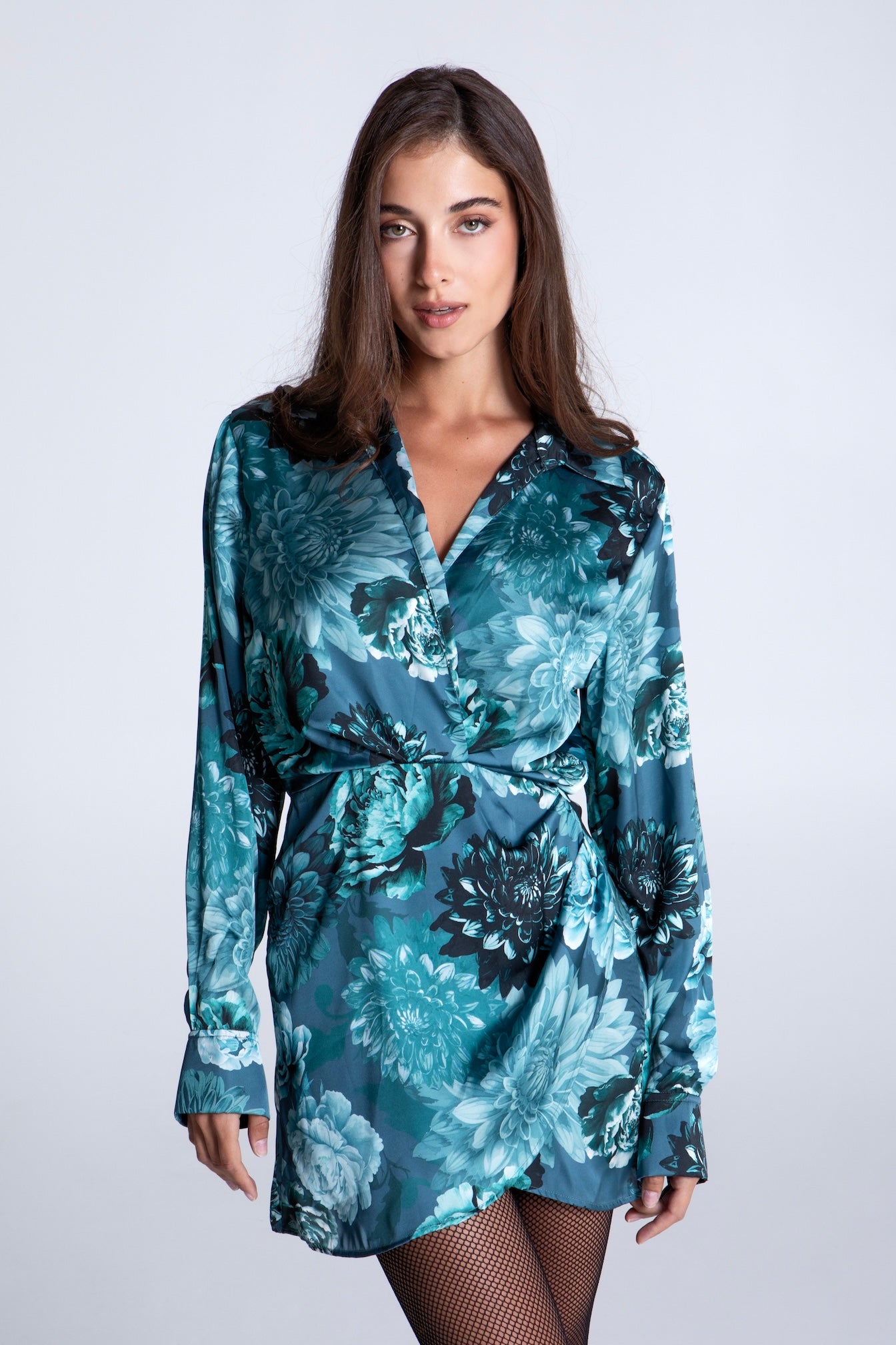 BEATRIS MINI SATIN DRESS