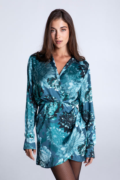 BEATRIS MINI SATIN DRESS