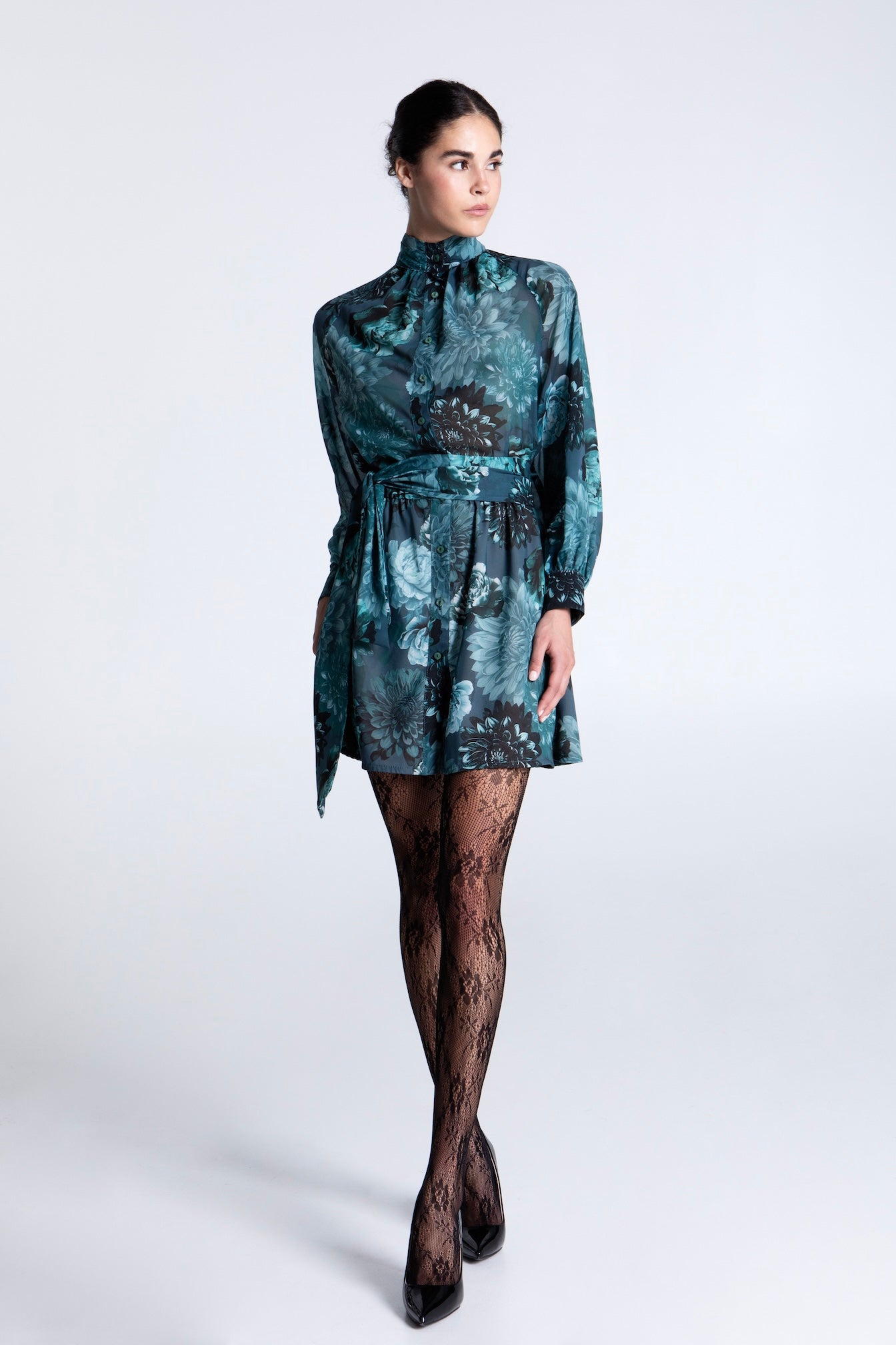 BEATRIS MINI DRESS WITH BELT