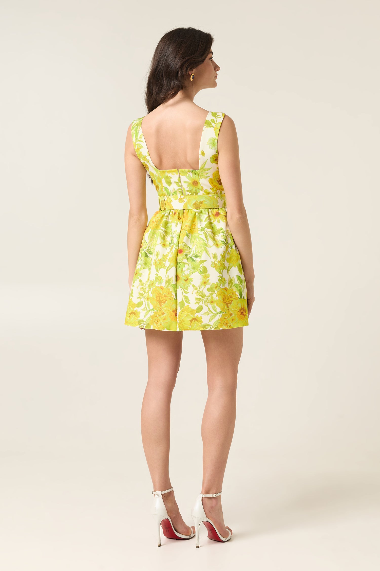 CITRUS MINI DRESS WITH BELT