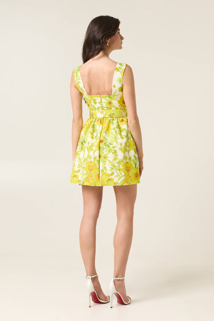 CITRUS MINI DRESS WITH BELT