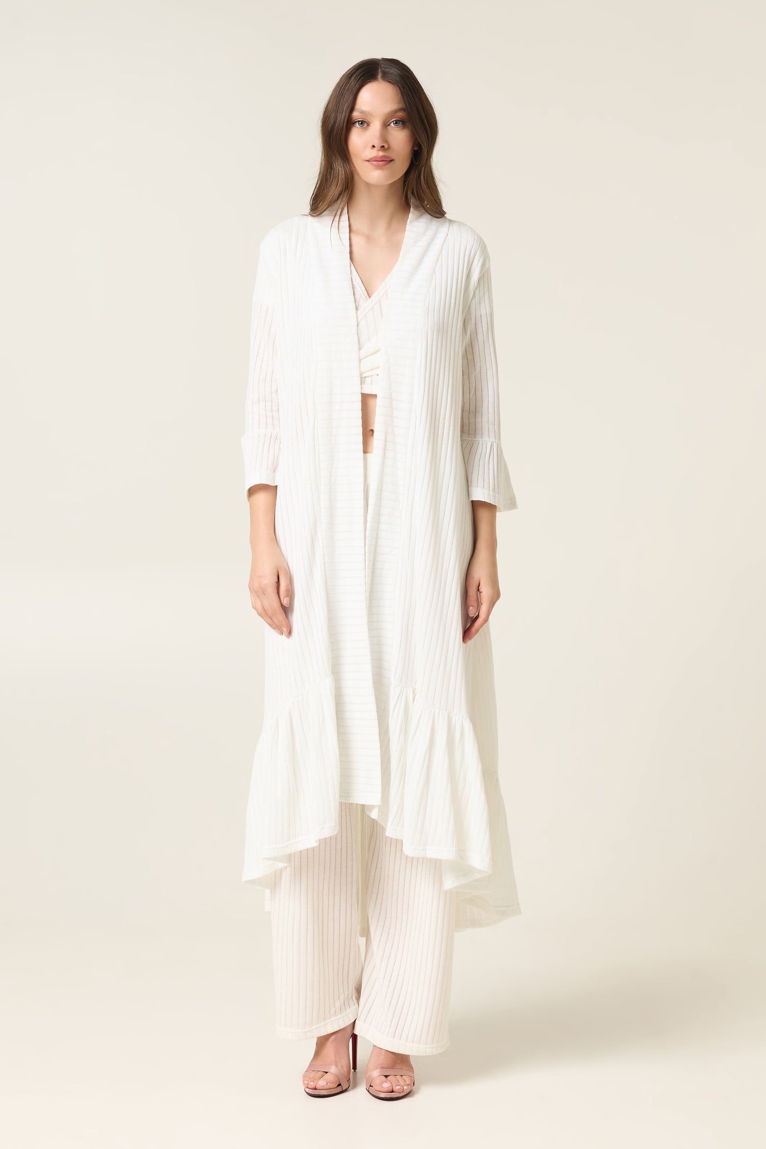 WHITE COAST KIMONO CARDIGAN