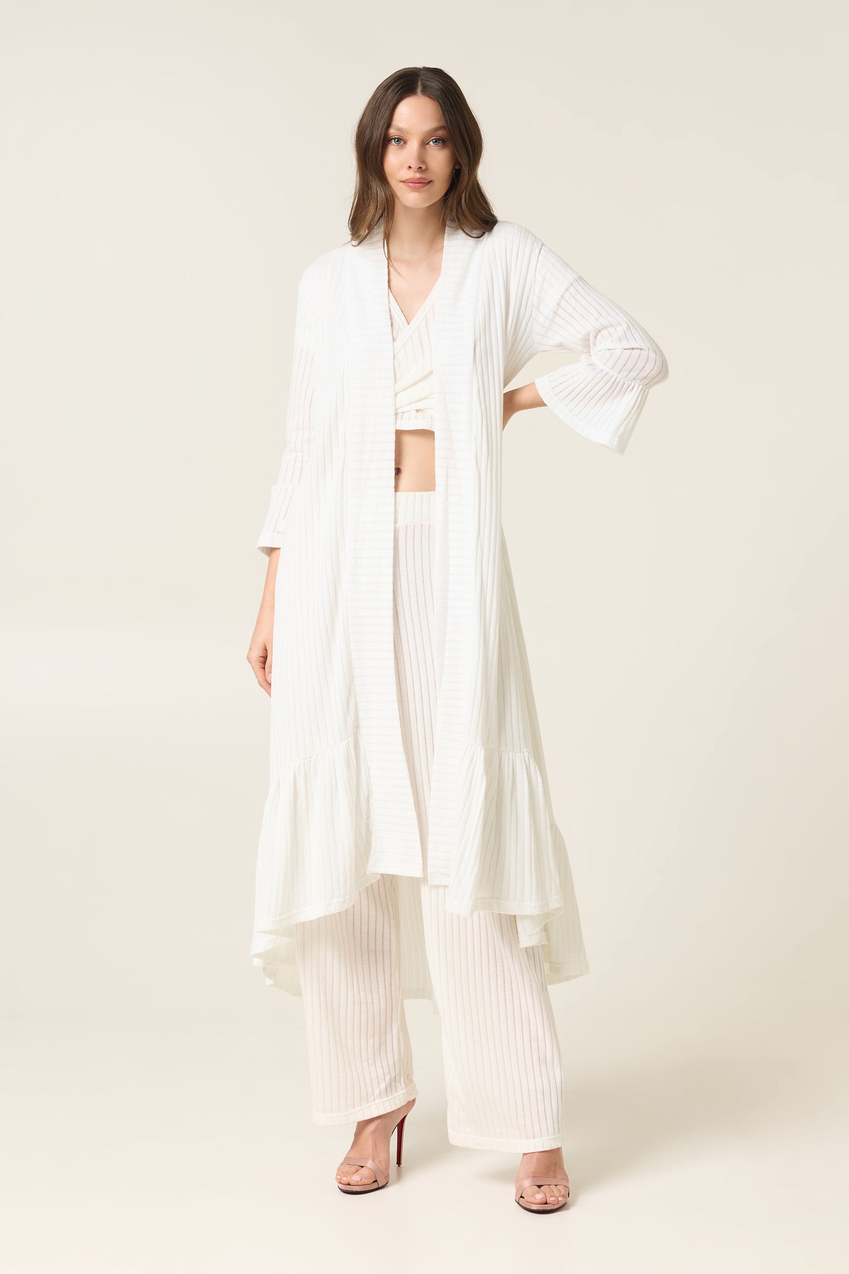 WHITE COAST KIMONO CARDIGAN