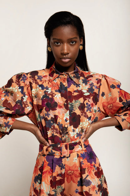 SABRINA LINEN SHIRT