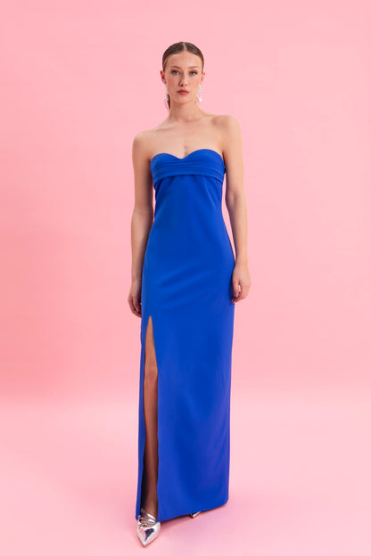 ELECTRIC BLUE MUSE MAXI DRESS
