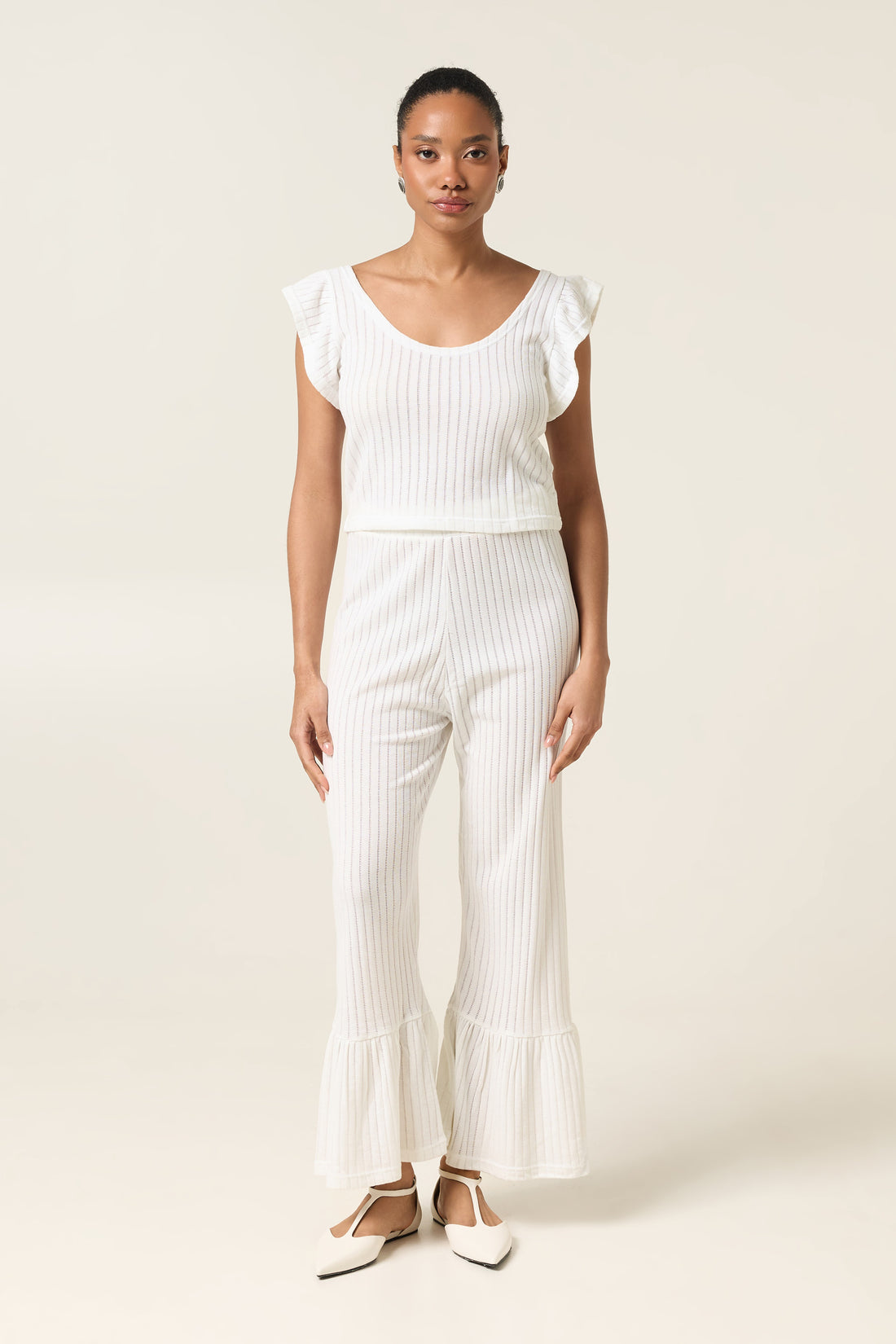WHITE COAST FLARED TOP