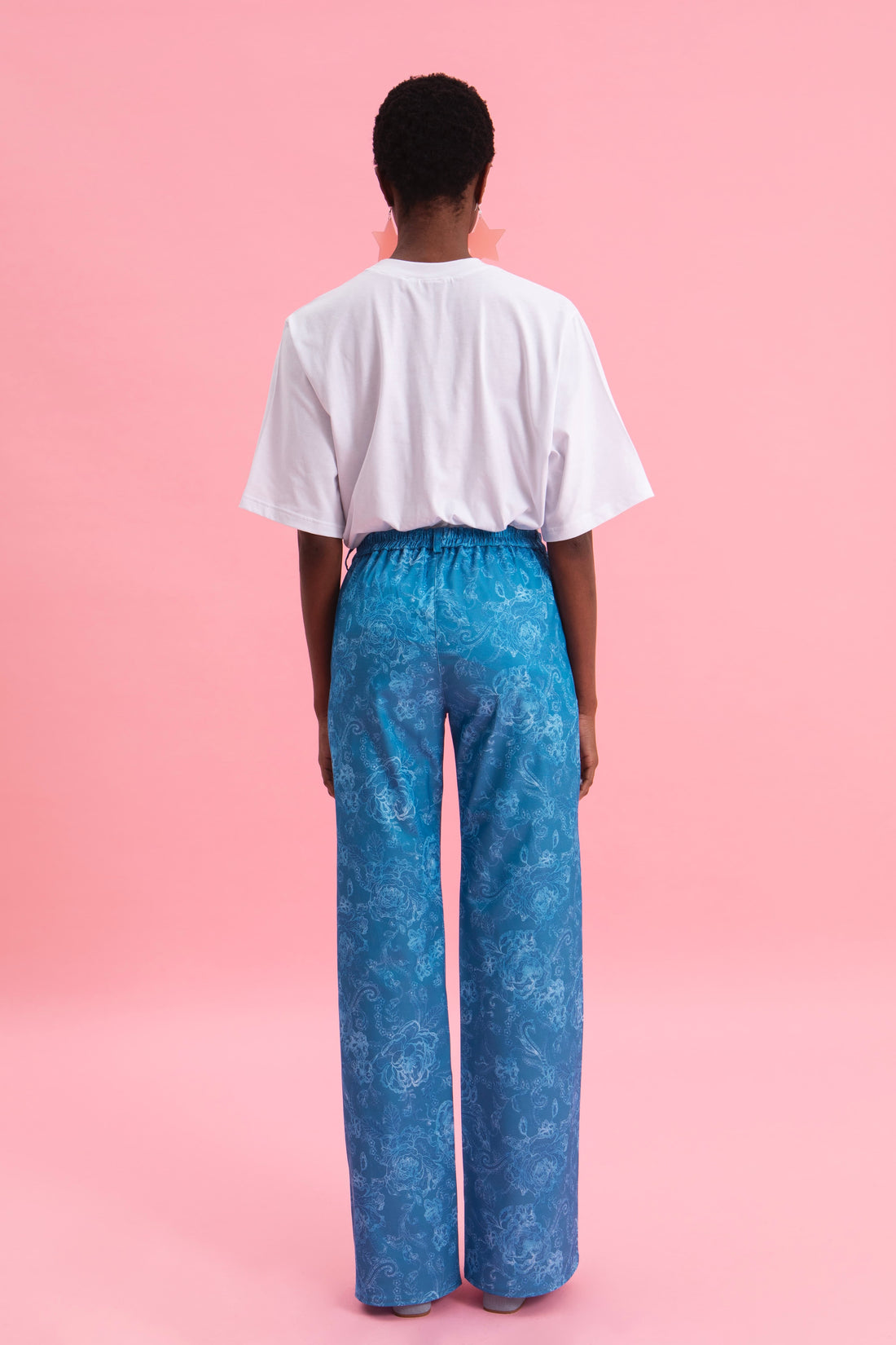 AQUATIC ELEGANCE 100% COTTON PANTS
