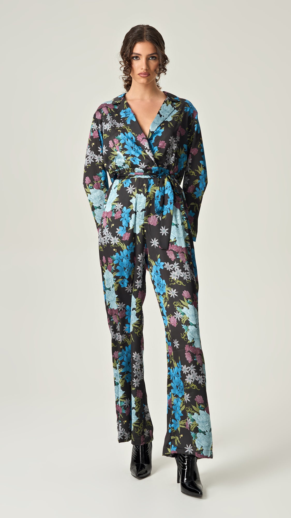 NOCTURNAL GARDEN SATIN JUMPSUIT - COMING SOON