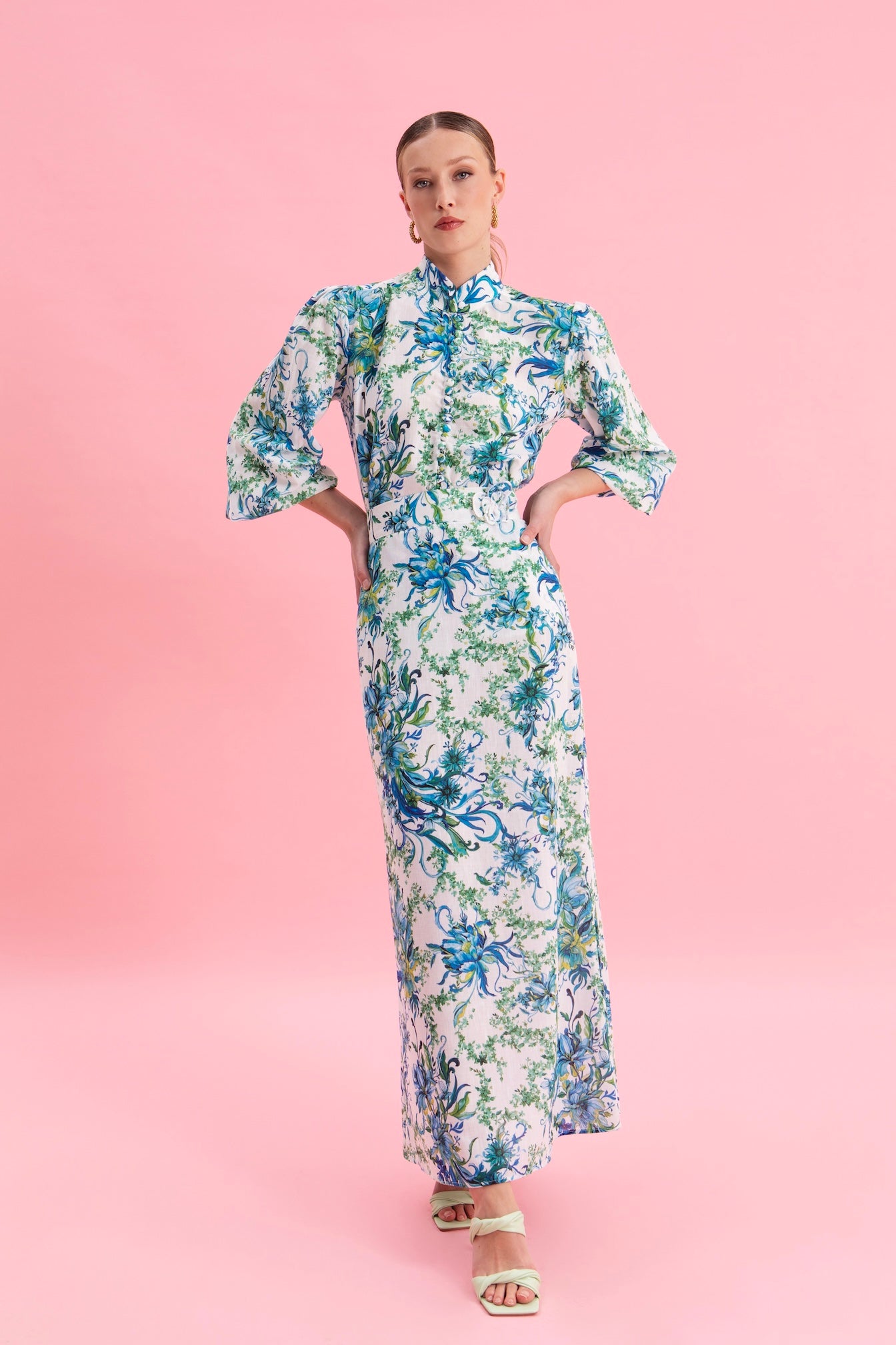 SPRING MELODY LINEN SHIRT