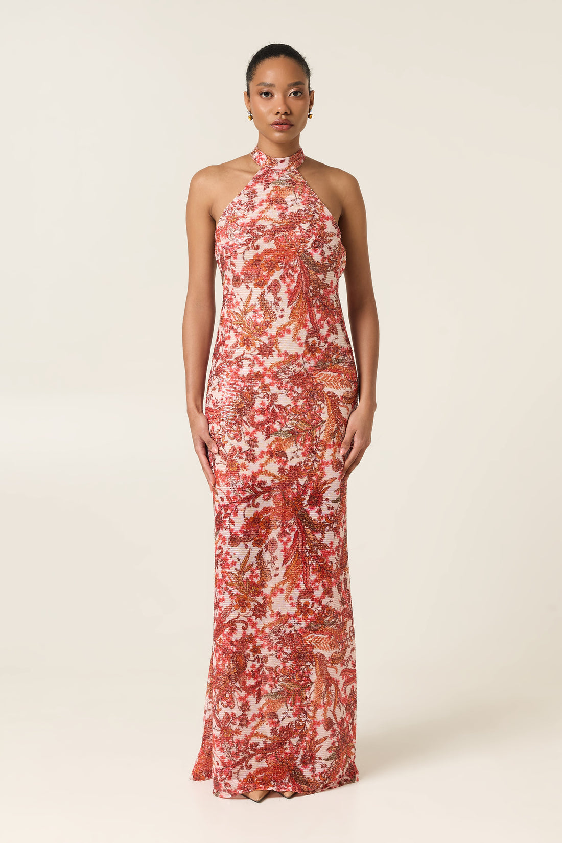 EMBER MAXI SEQUINED DRESS