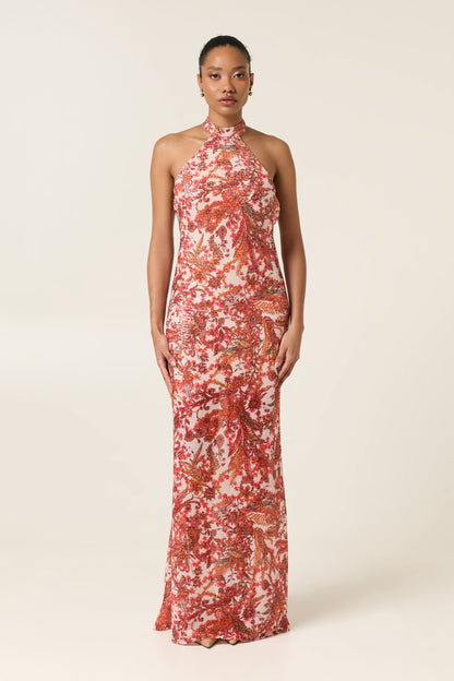 EMBER MAXI SEQUINED DRESS