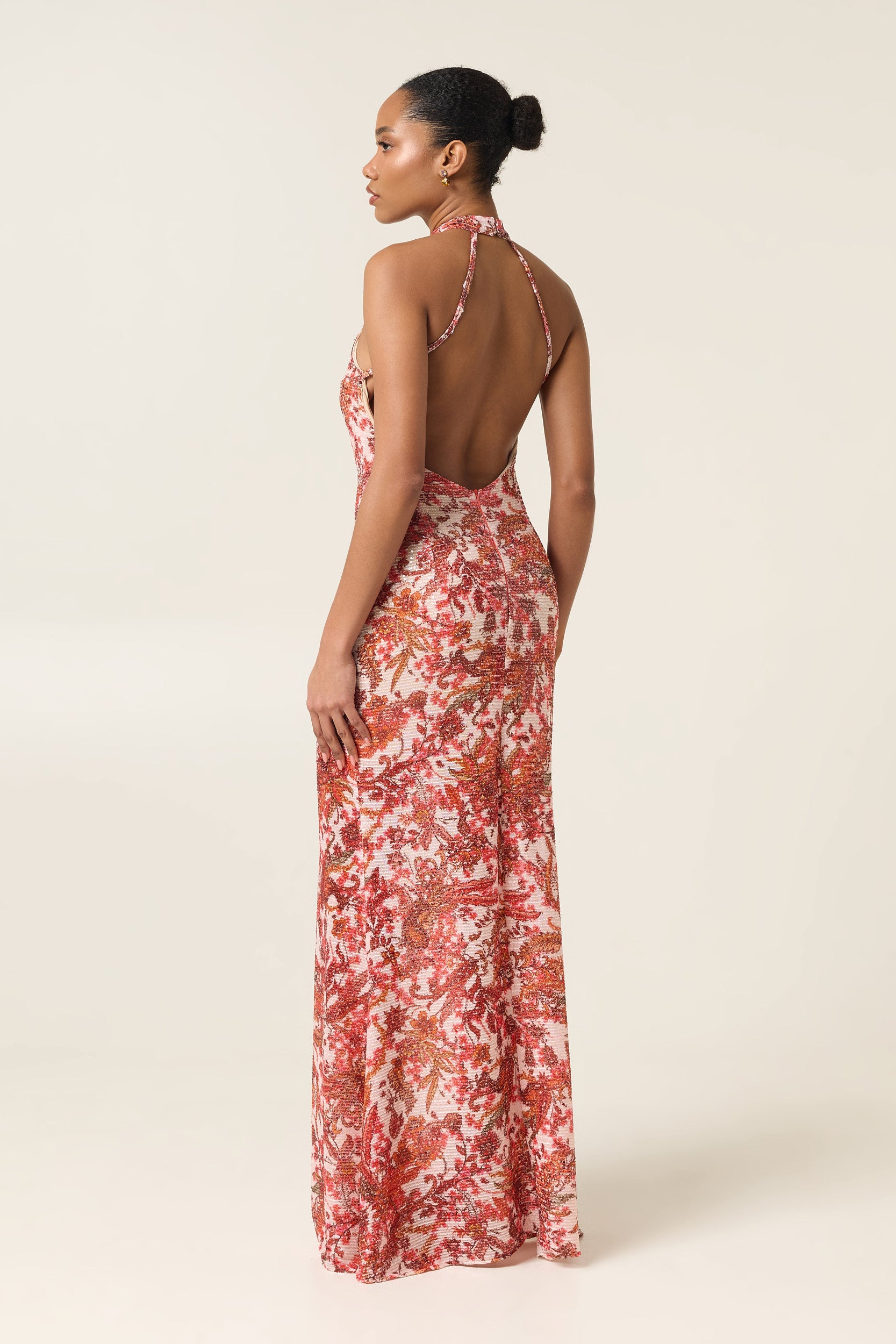 EMBER MAXI SEQUINED DRESS