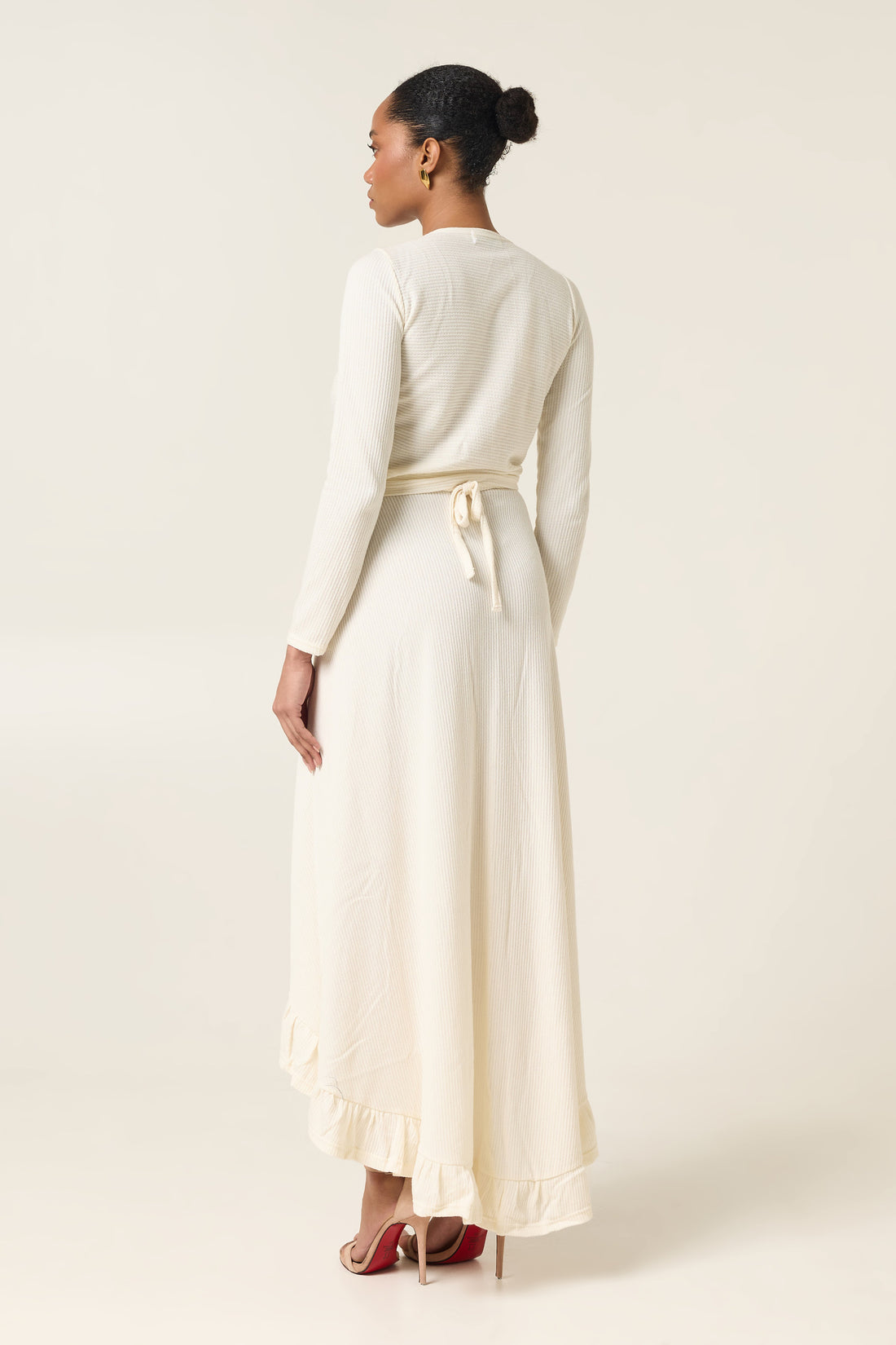 ETHER COTTON POLYMORPHIC WRAP TOP