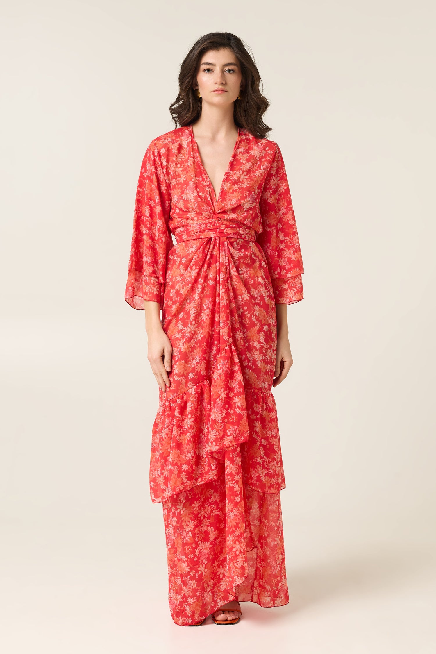 CORALIA POLYMORPHIC KIMONO DRESS