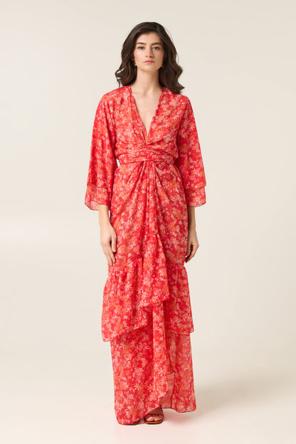 CORALIA POLYMORPHIC KIMONO DRESS