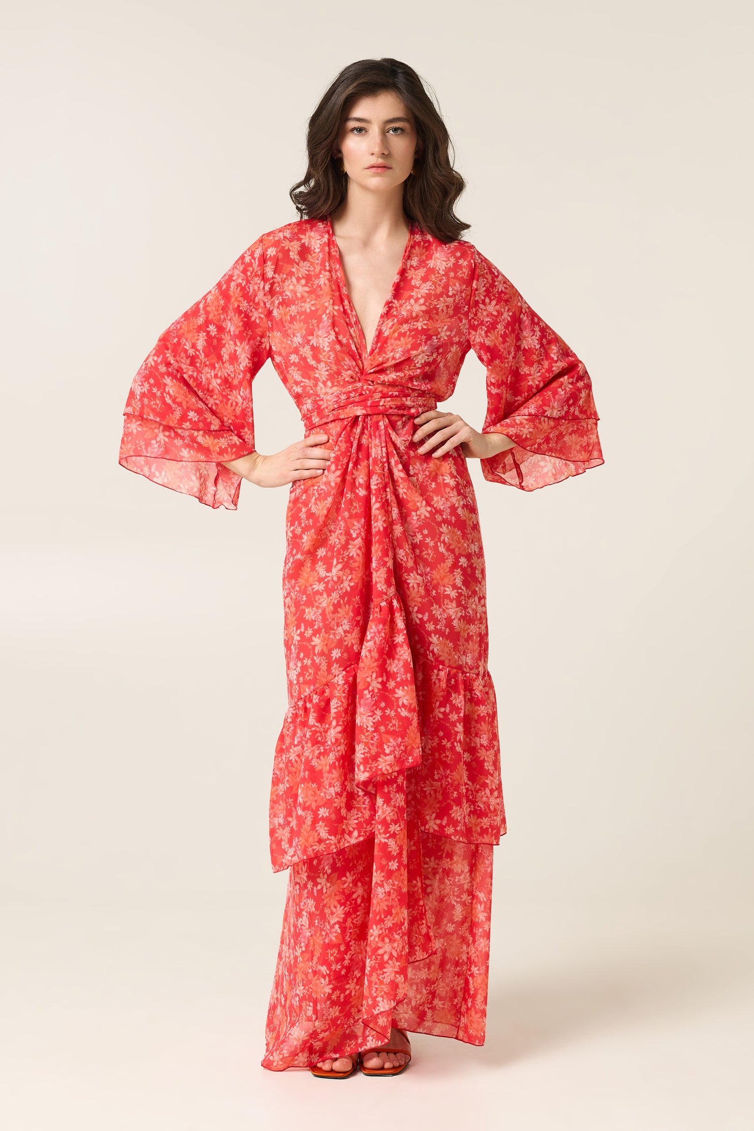 CORALIA POLYMORPHIC KIMONO DRESS