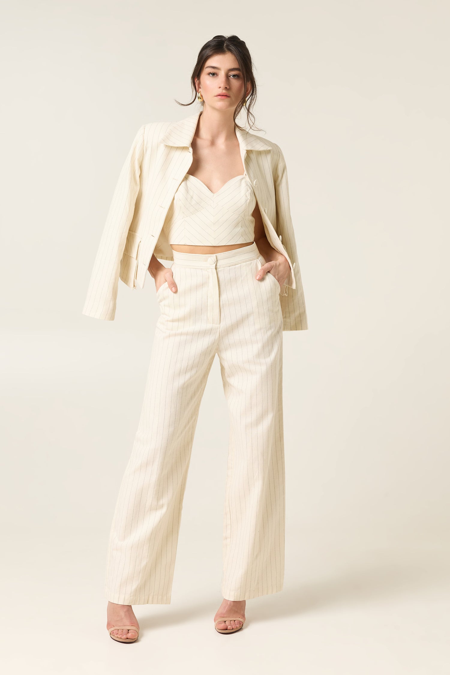QUIET LUXURY COTTON BUSTIER