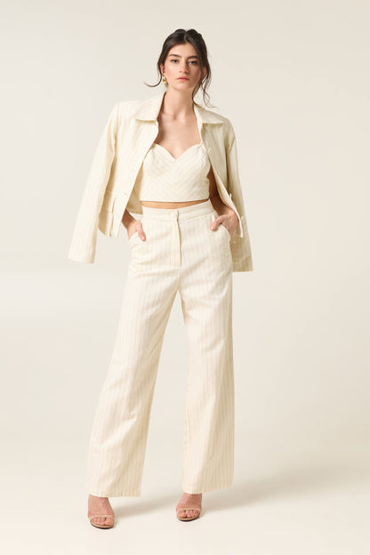 QUIET LUXURY COTTON BUSTIER